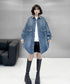 Loose Rivet Denim Blouse